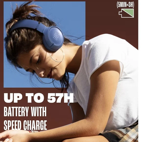 JBL Tune 520bt Wireless Headphones - Picture 2 of 10